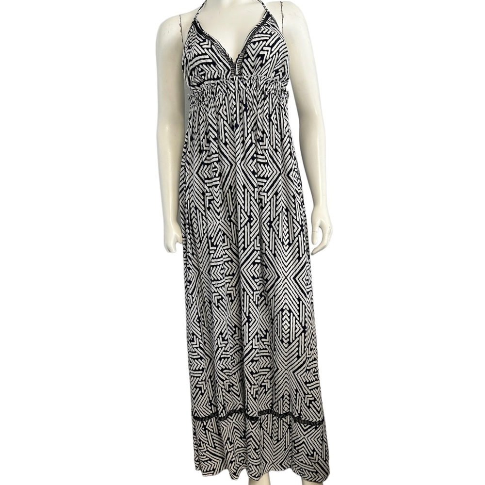 Red Carter halter maxi dress size‎ medium 8.